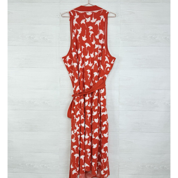 Diane Von Furstenberg x Target Wrap Dress 3X Sleeveless Sweater Knit Midi Fall - Picture 6 of 14